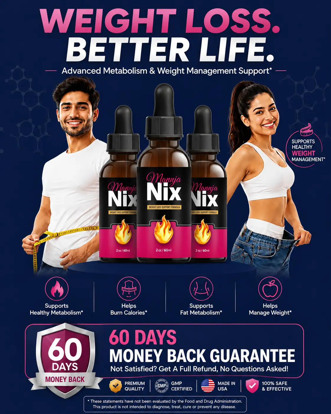 Mounja Nix Natural Weight Management Supplement